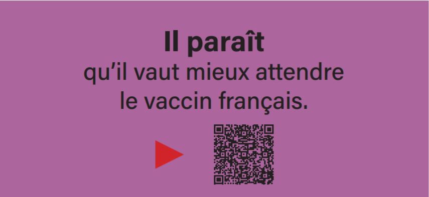 Il paraît qu'il vaut mieux attendre le vaccin français contre la COVID-19