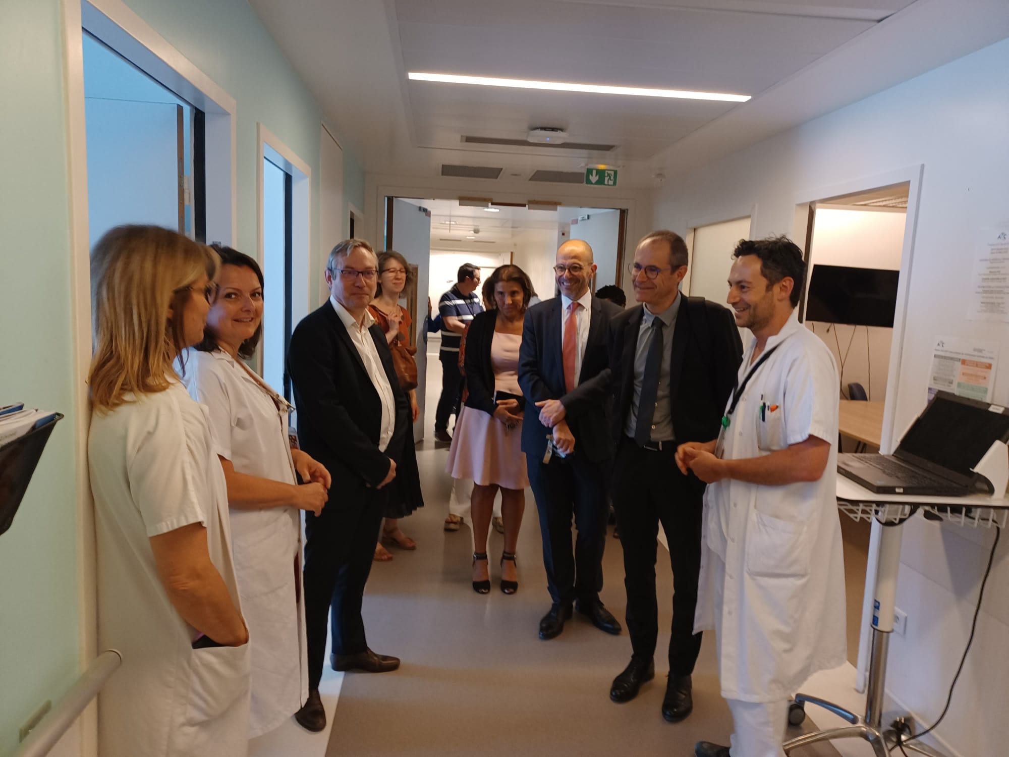 Visite d'Arnaud Corvaisier