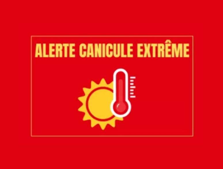 site Une VISUEL CANICULE